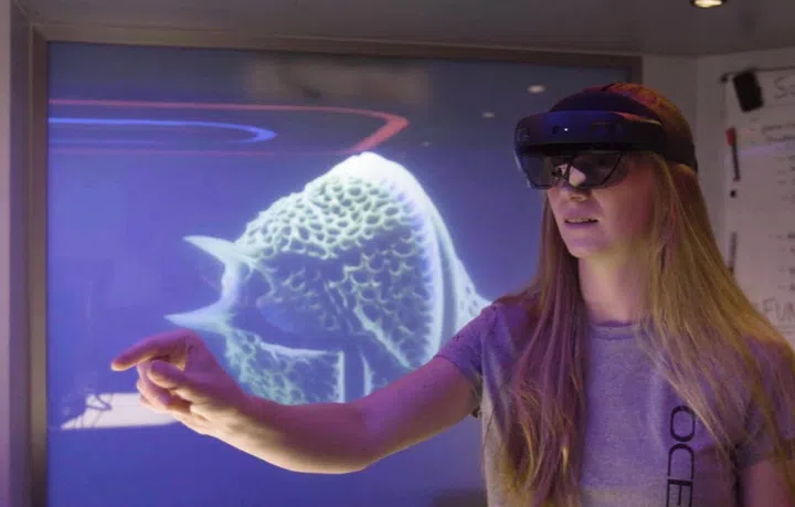 Join scientists and explore the ocean deeps. Image courtesy of Microsoft. 