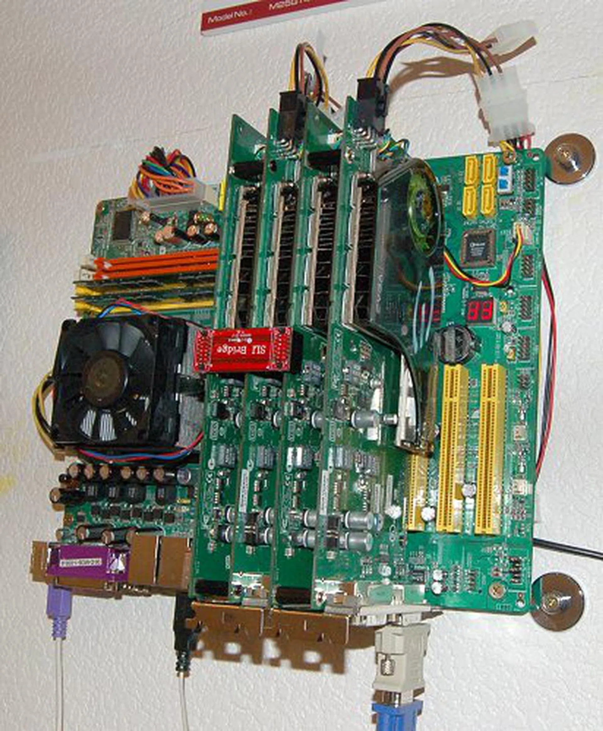 such as the 7950GX2 in Quad SLI configuration.