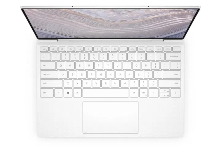 The keycaps are larger and so is the touchpad. (Image source: Dell)