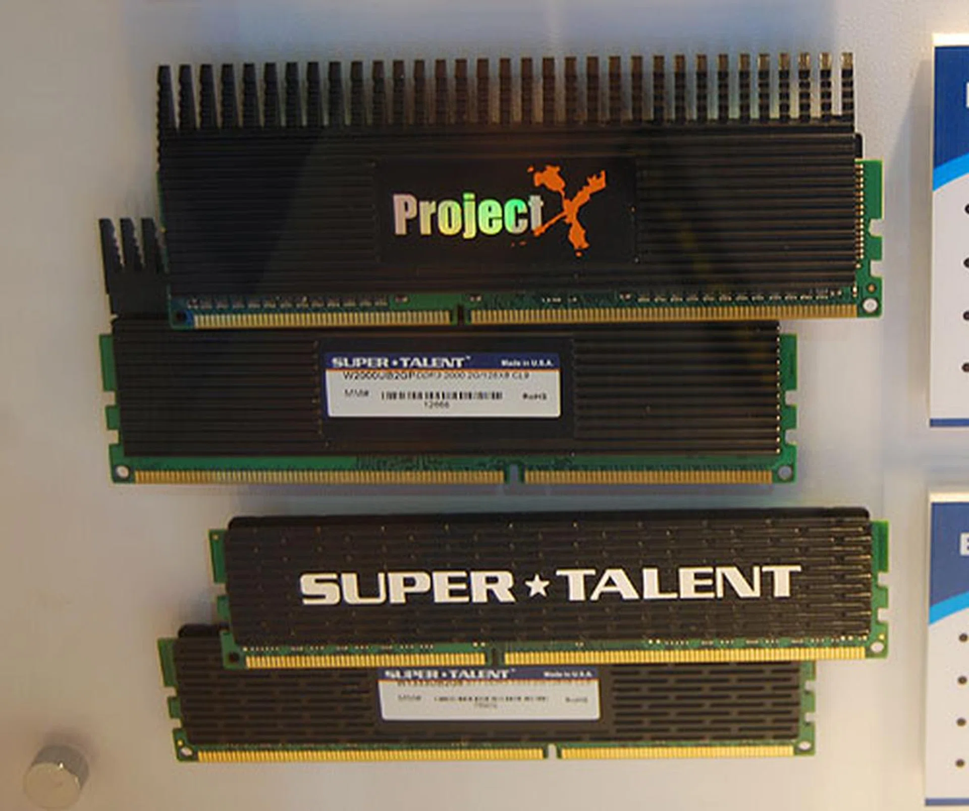  For those looking for performance memory but not necessarily for the Core i7, there's the Project X and Black series, which start from DDR3-1866 and goes up to DDR3-2000. They are available in dual channel kits instead.  