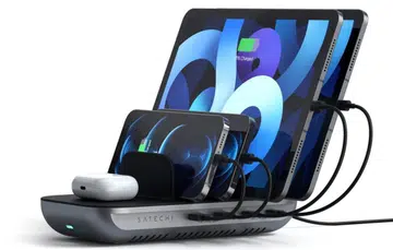 The Satechi Dock5 multi-device charging station. <br>Image source: Satechi.