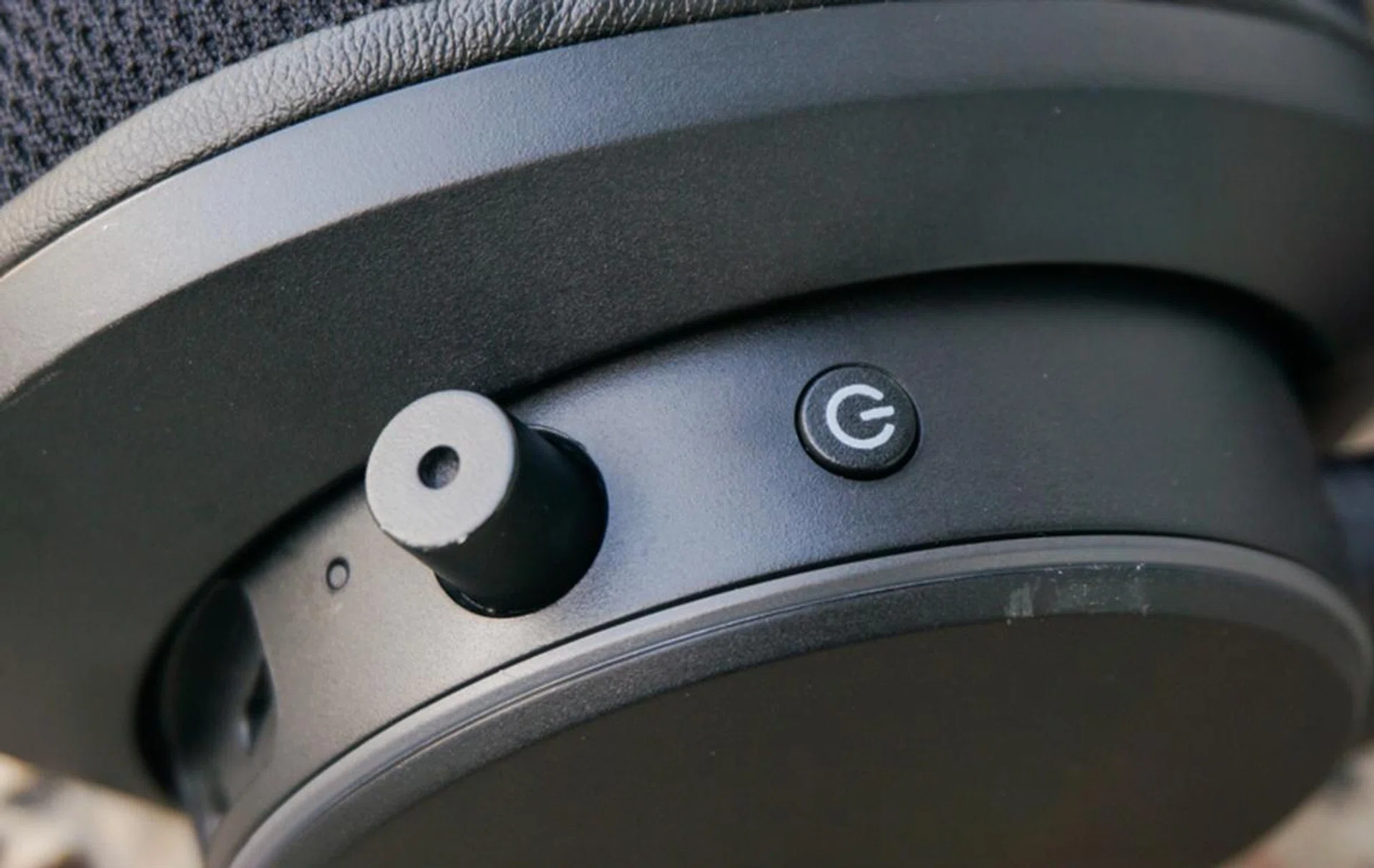 That little knob is actually a boom mic for calls.