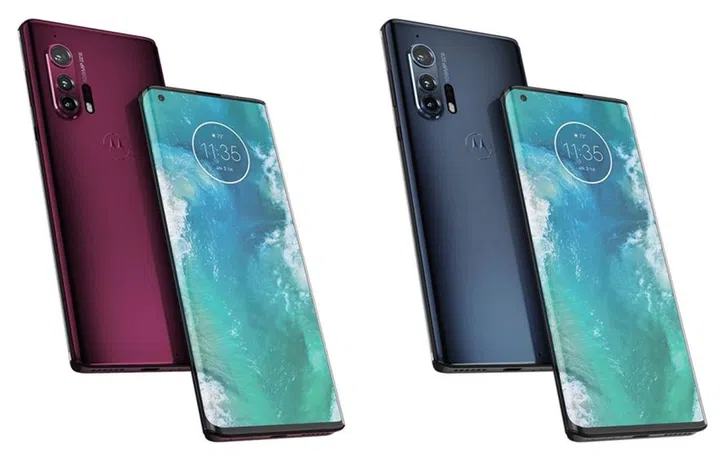 Previously leaked renders of the Motorola Edge Plus.