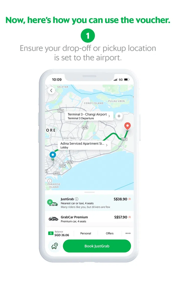 How to redeem your GrabUnlimited airport voucher.