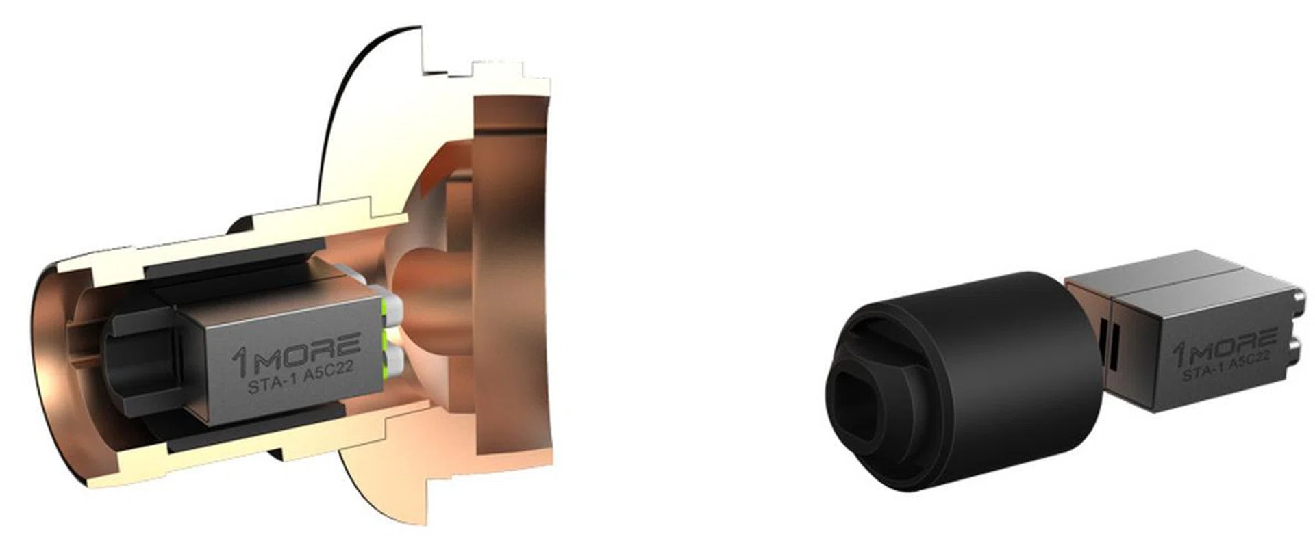 The three drivers more than cover the audible spectrum of human hearing.