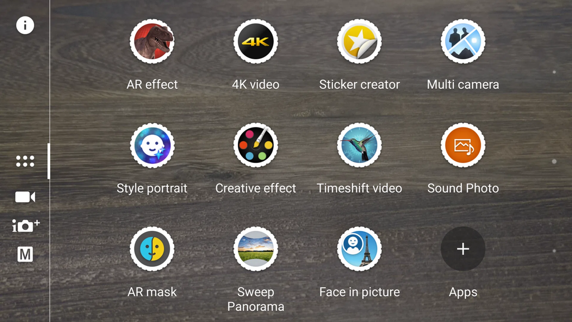 Available since the Xperia Z1, the new phones also have interesting proprietary camera apps.