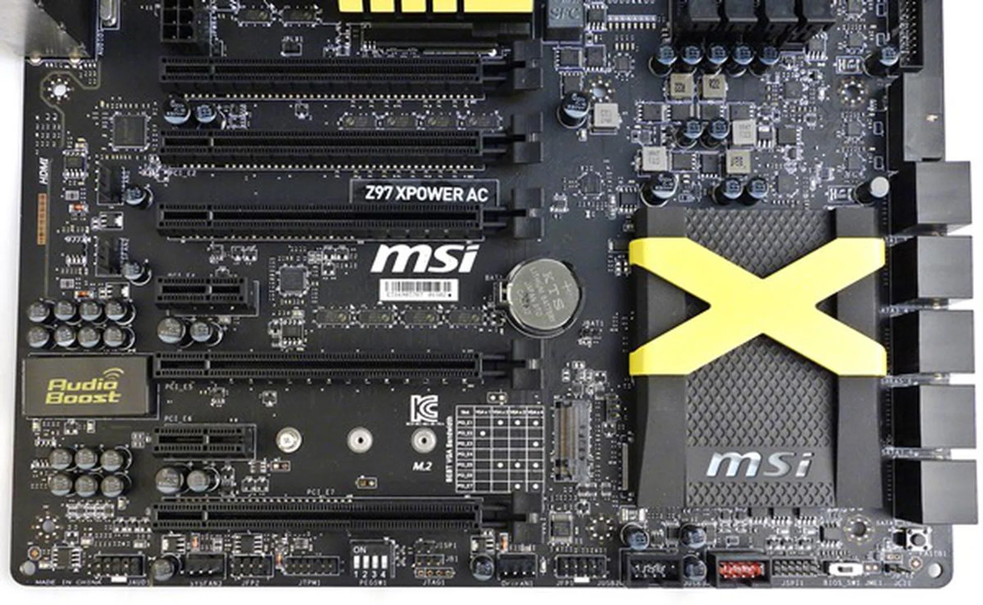 There is a DIP switch that controls graphics cards installed on the corresponding PEG slots. It's convenient for disabling cards in a multi-GPU setup without having to remove them, though this is more for troubleshooting and testing than for any other purposes.