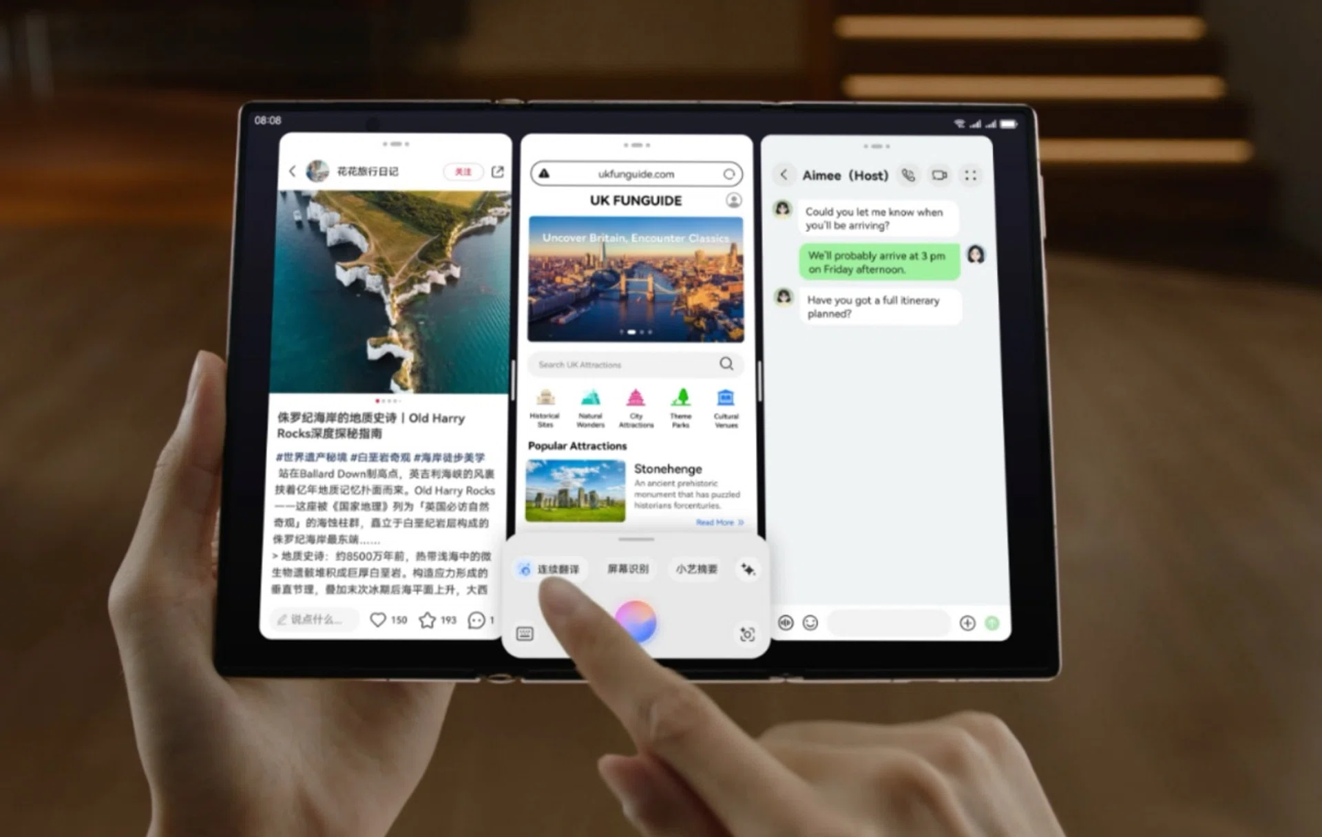 The Huawei Mate XTs. 