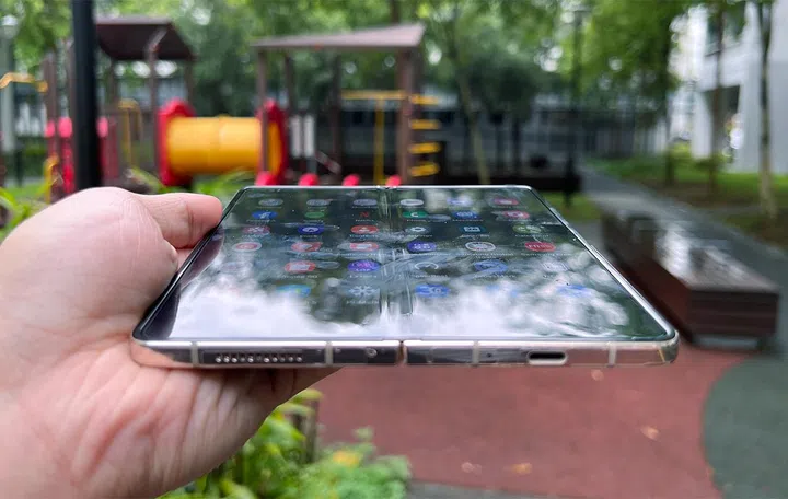 The Samsung Galaxy Z Fold4. 