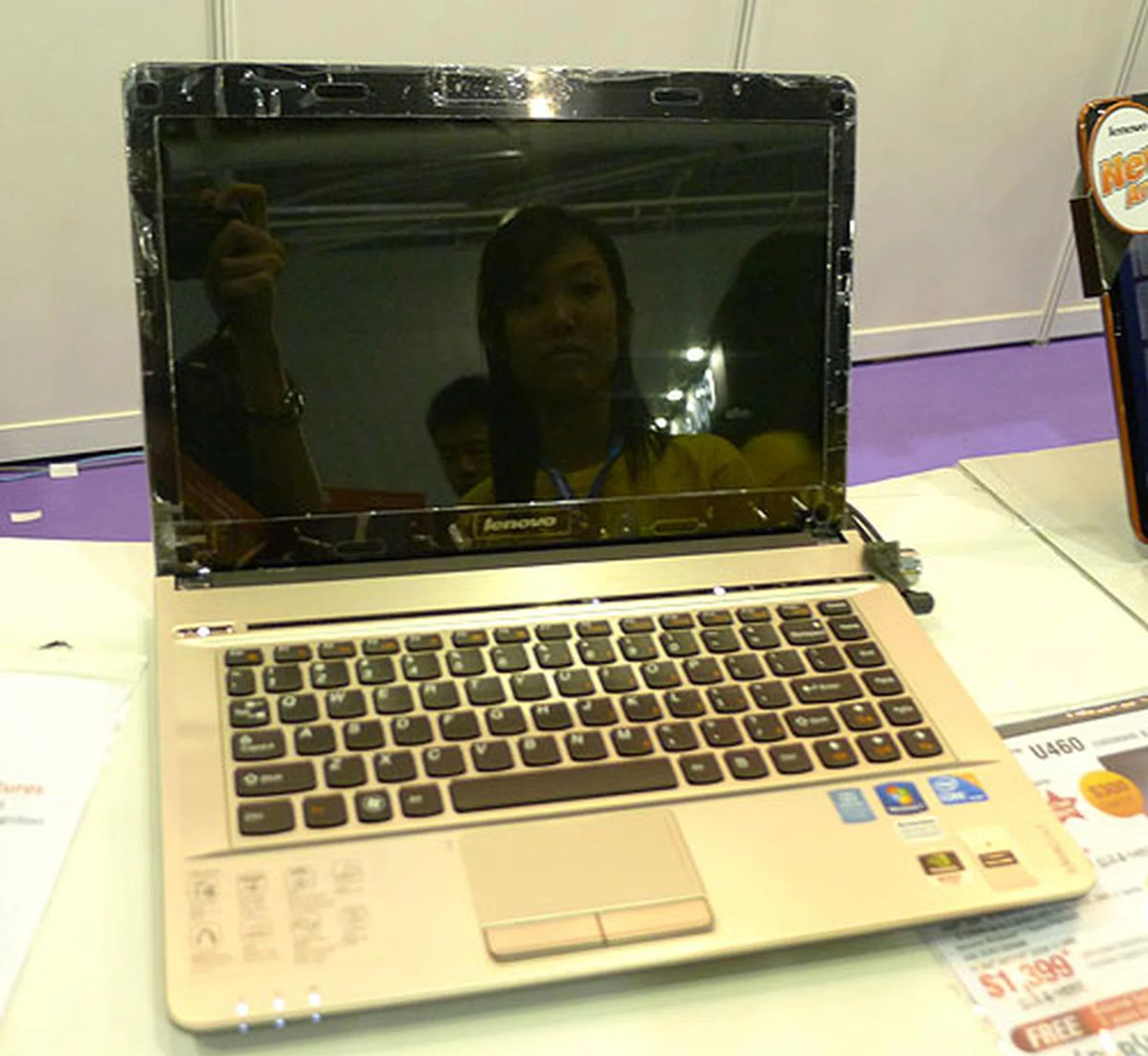 The Lenovo IdeaPad U460 is going for $1099 for a notebook with a 14-inch WXGA LED display equipped with an Intel Core i5-460M processor with 2GB of RAM, a 500GB SATA HDD and 1-year warranty. It's using integrated graphics however, though there's a free external optical drive thrown in.