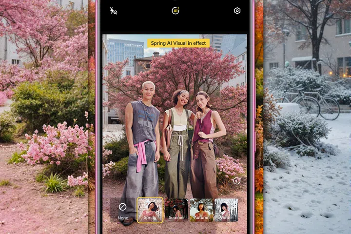 Vivo V60 AI Four-Season Portrait feature