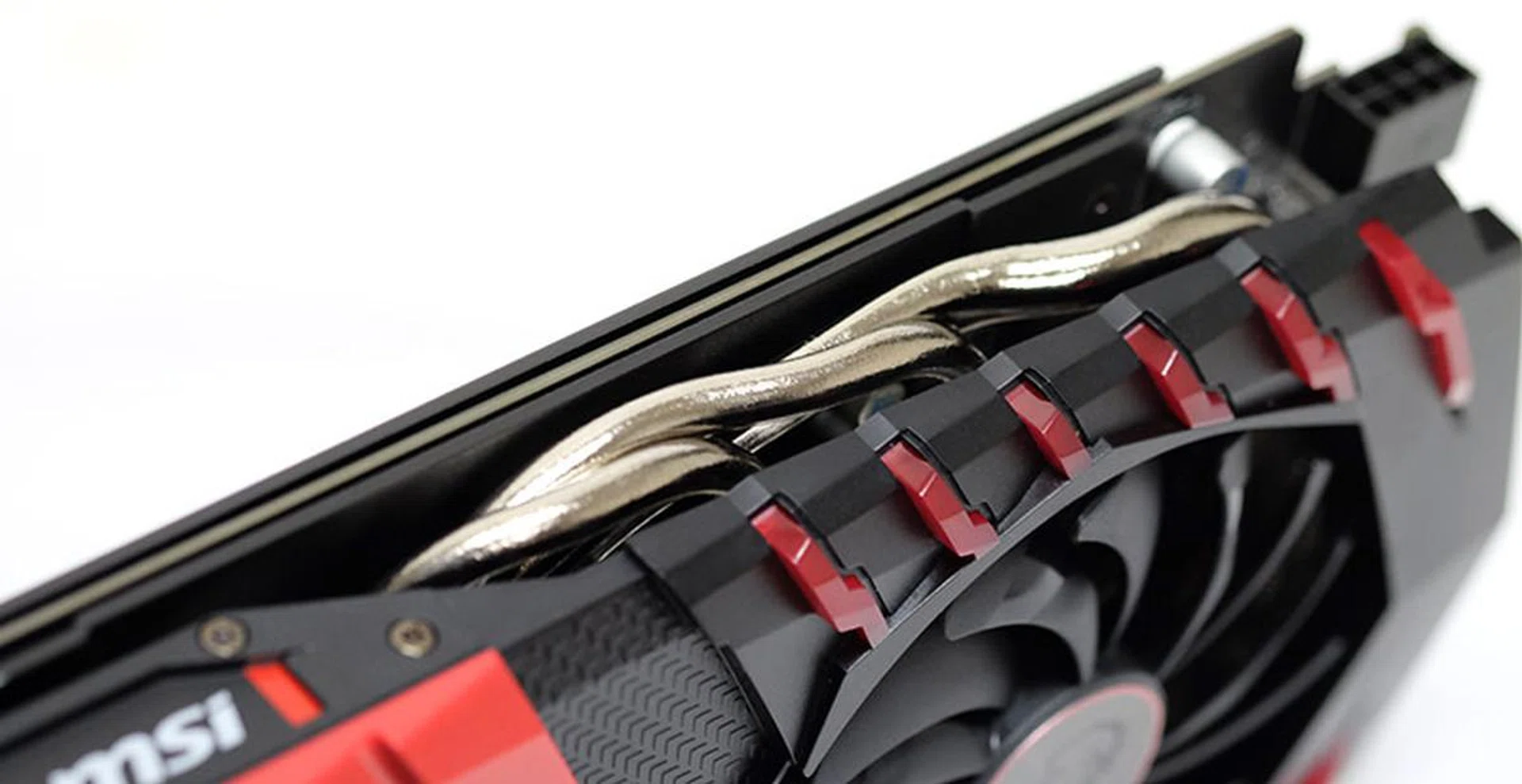 MSI GeForce GTX 1060 Gaming X 6G heatpipes