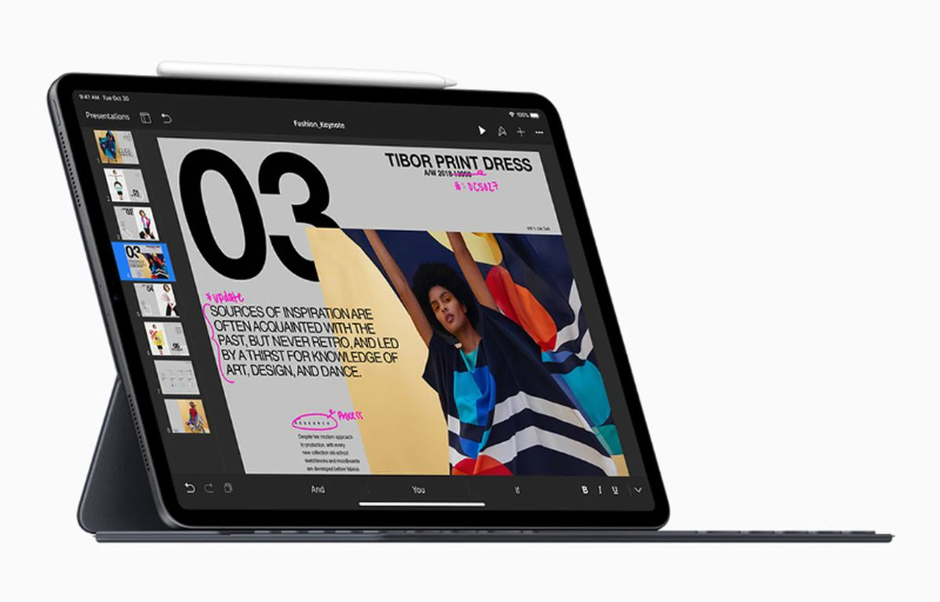 With its blistering performance and Smart Keyboard Folio, the iPad Pro blurs the line between tablet and notebook.