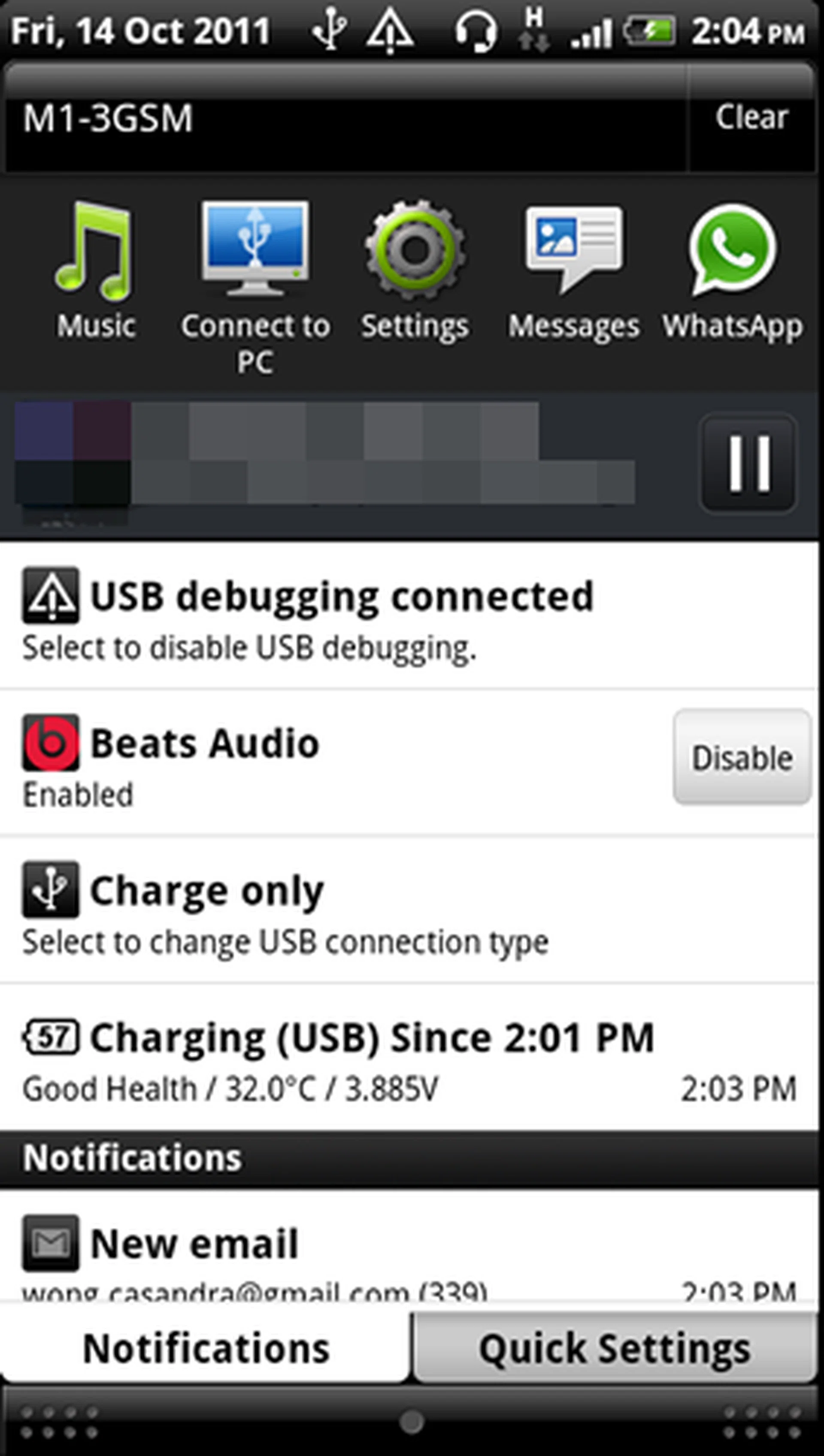 You can either select to enable or disable the Beats Audio profile from the Sound enhancer tab once you get a song running. The Beats Audio profile can be used with any other regular headphones as well.