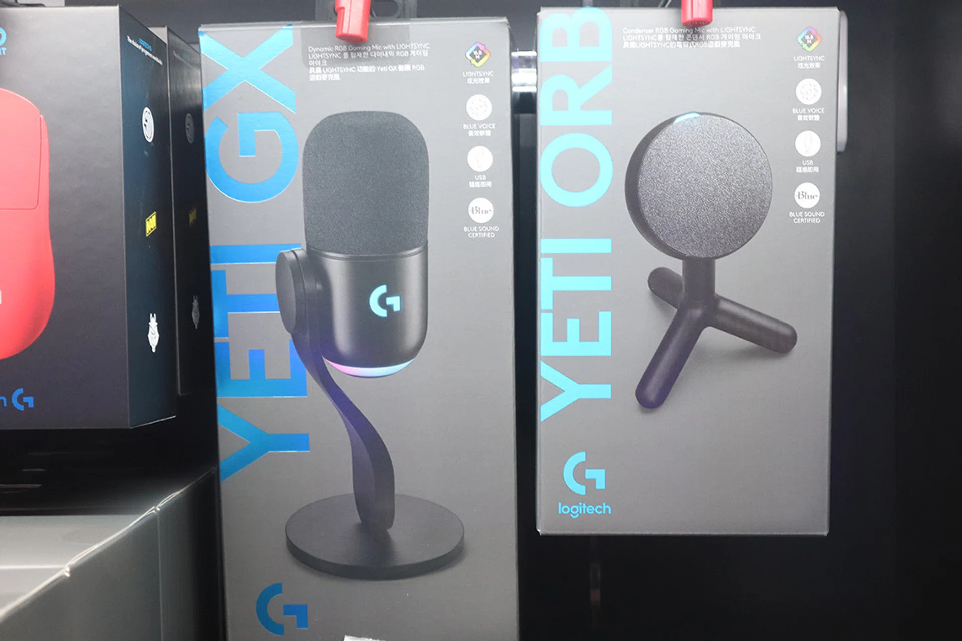 Logitech Yeti GX and Yeti Orb