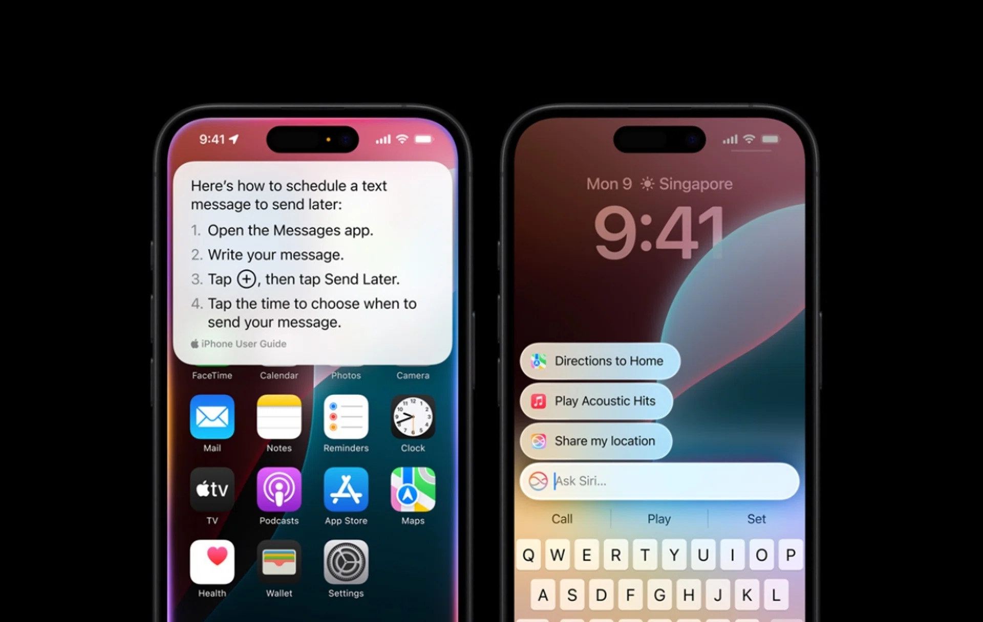 Apple’ Siri on the iPhone.