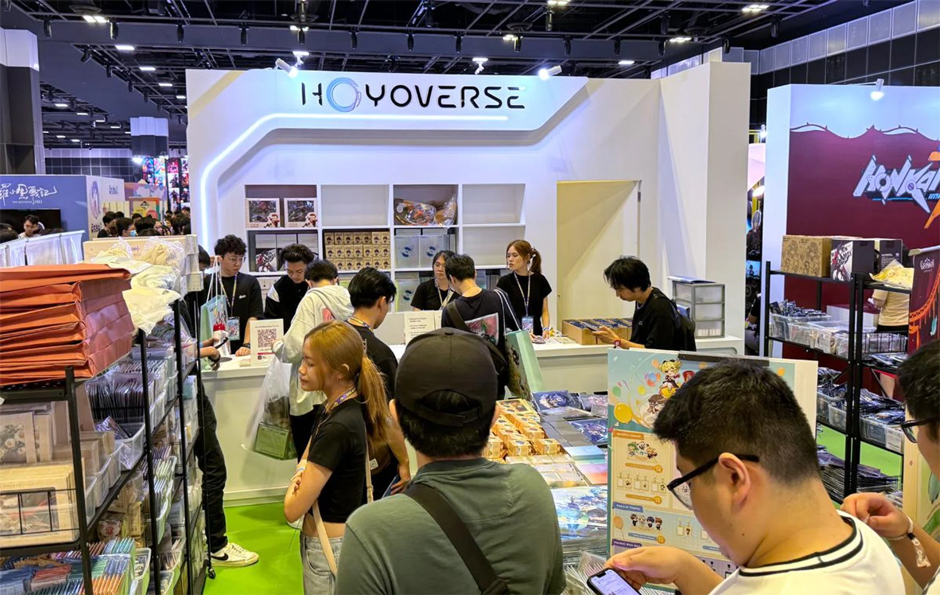 HoYoVerse official merchadise pop-up store.