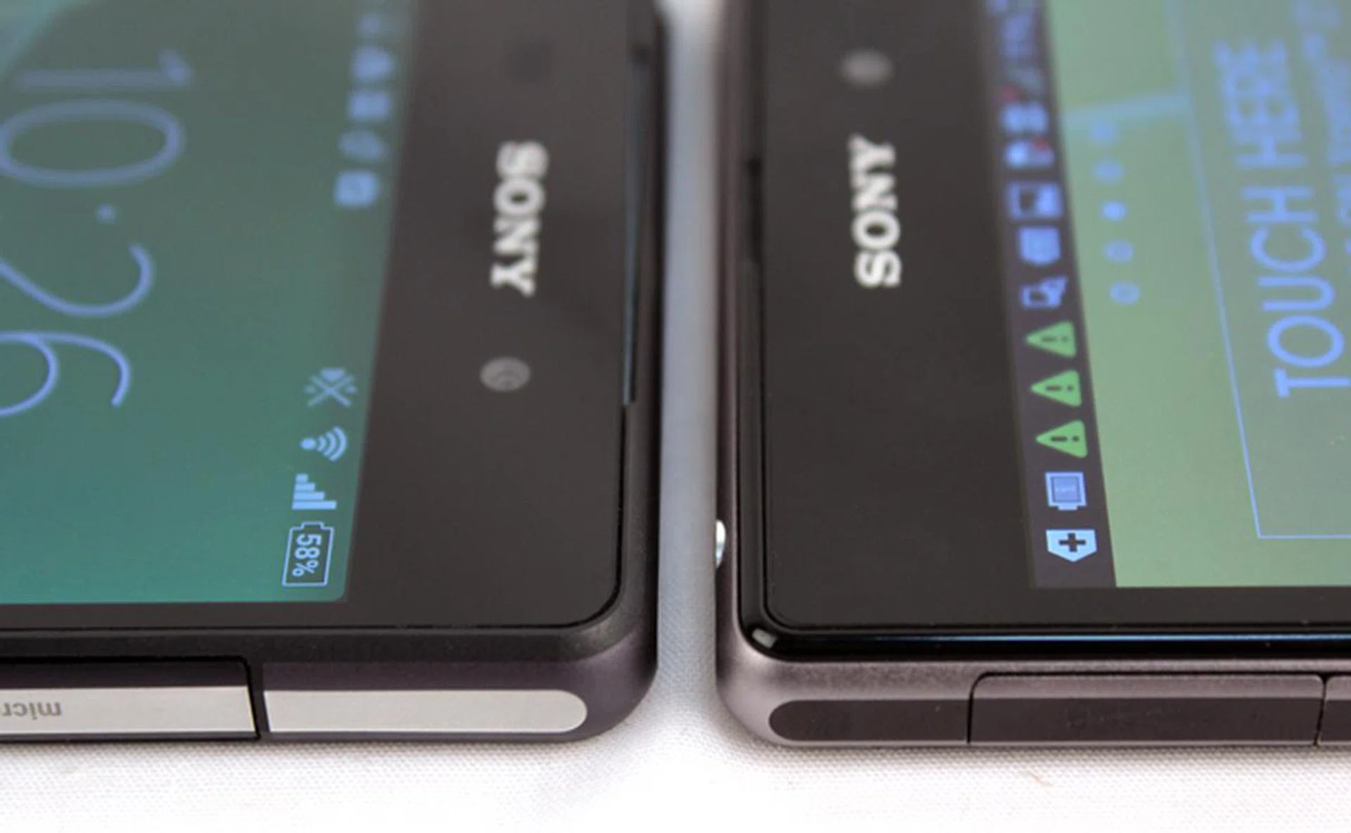 The glossy black bezels are gone, resulting in a much cleaner look.