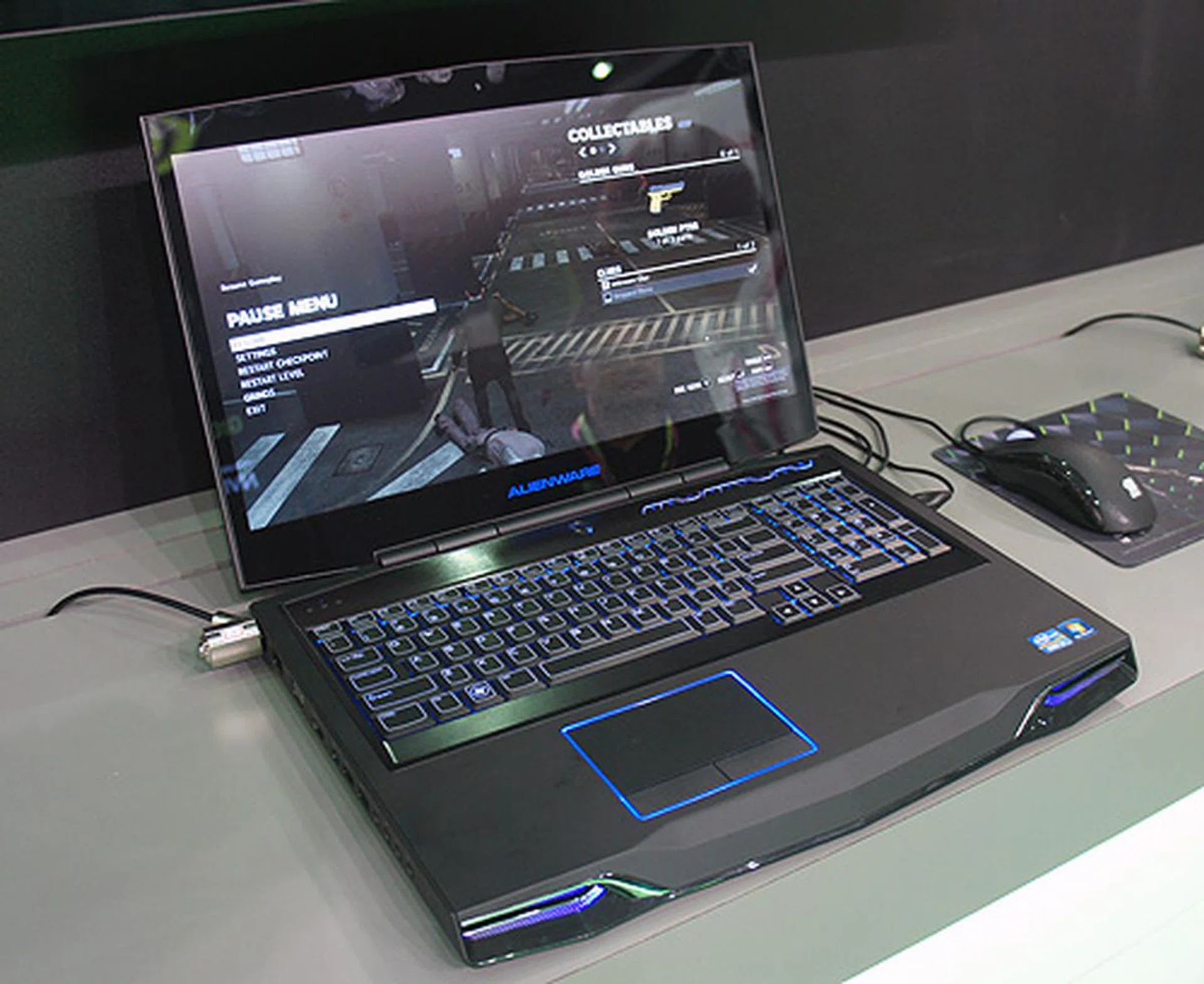 The Alienware M17x is one of the notebooks to debut with the GeForce GTX 680M. Alienware has a larger M18x model that can be specced with dual GeForce GTX 680M in SLI!
