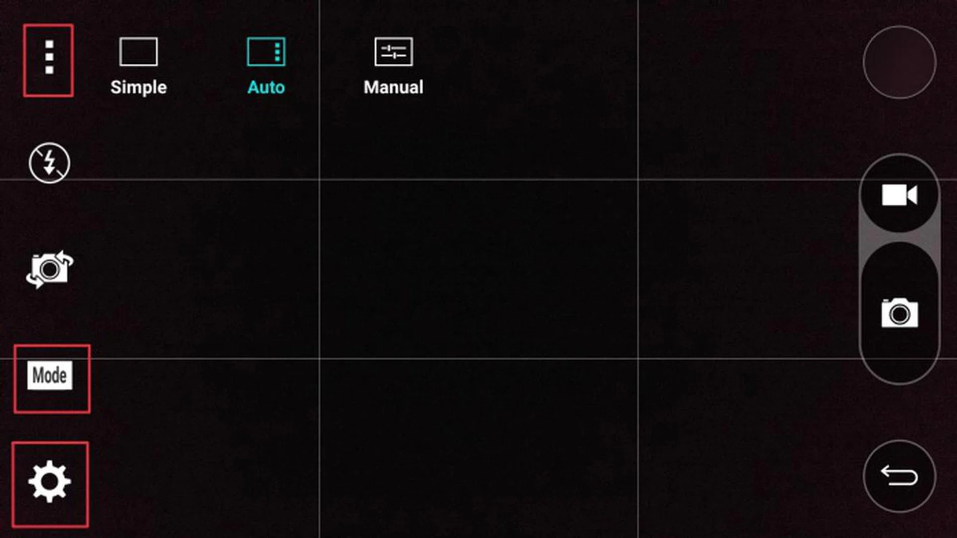 You will be confused by the number of possible options to tap on when accessing the different camera settings on the LG G4.