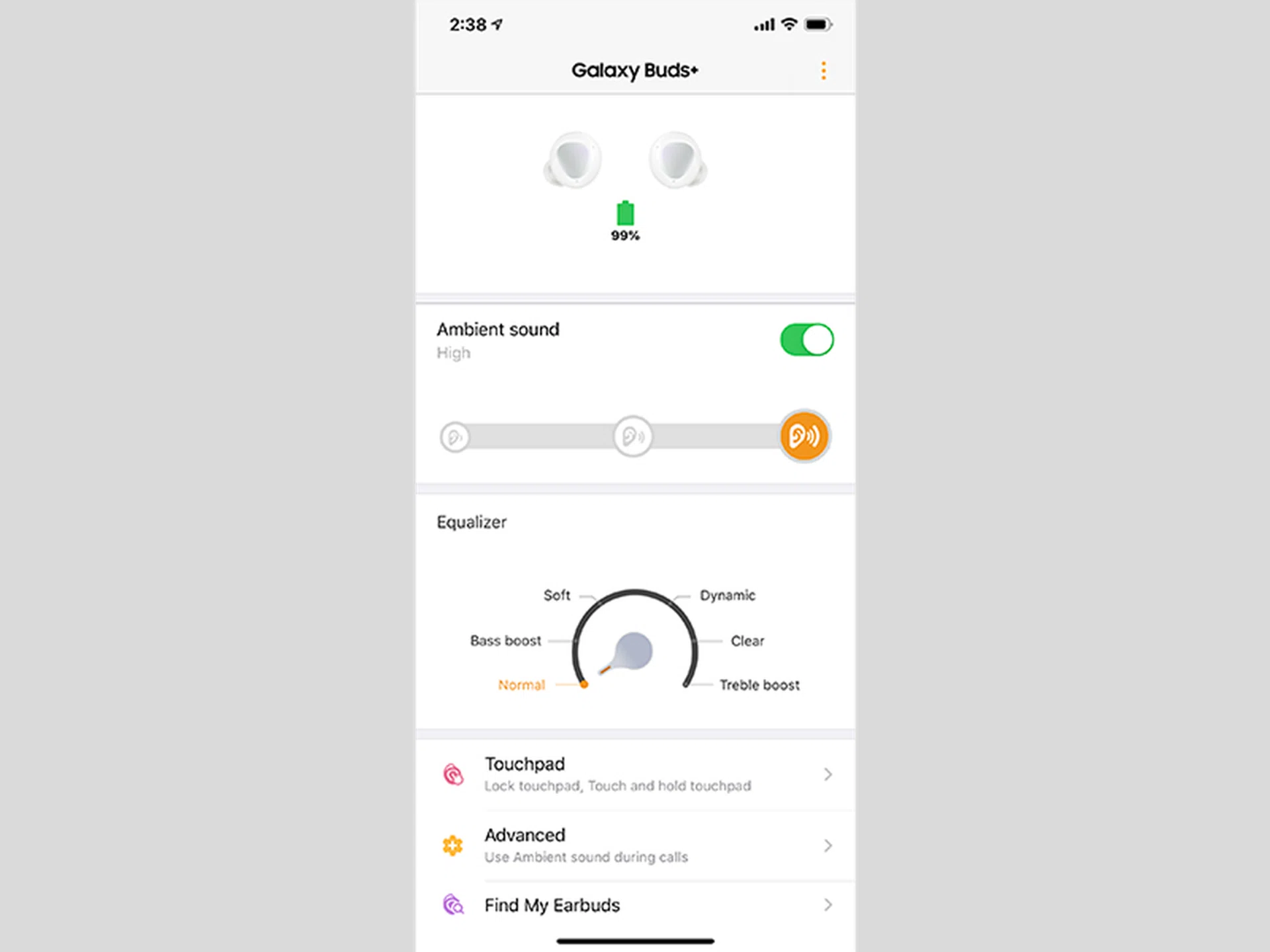 An app for both Android and iOS helps enhance the overall user experience of the Galaxy Buds+.