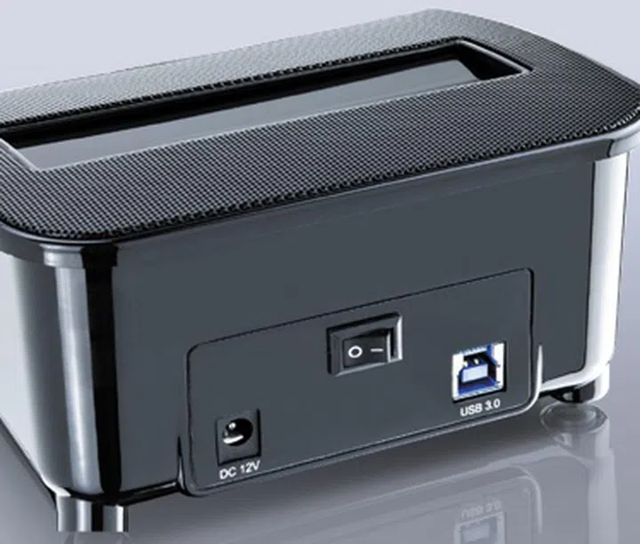 ON/OFF Switch, USB3.0 Plug, A/C Adapter Plug