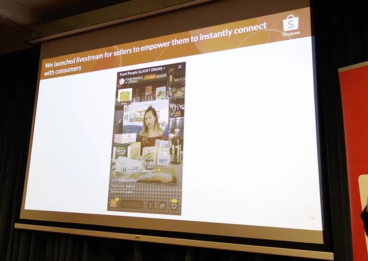 Shopee Live is also open to the individual seller.