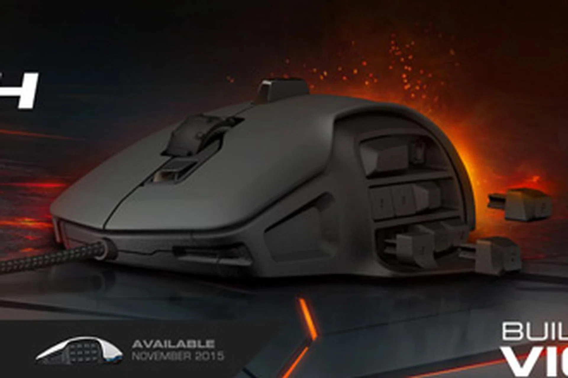 The Nyth won't come cheap. The extra buttons even come in their own case.