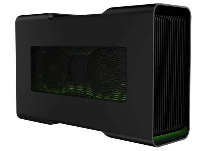 If Intel has its way, far more laptops would be able to work with external Thunderbolt 3 docks like the Razer Core. (Image Source: Razer)