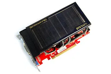 Look ma, no fans! The cooler on the Gainward GeForce GTX 560 Ti is indeed one of the more unique ones we've seen in recent times.