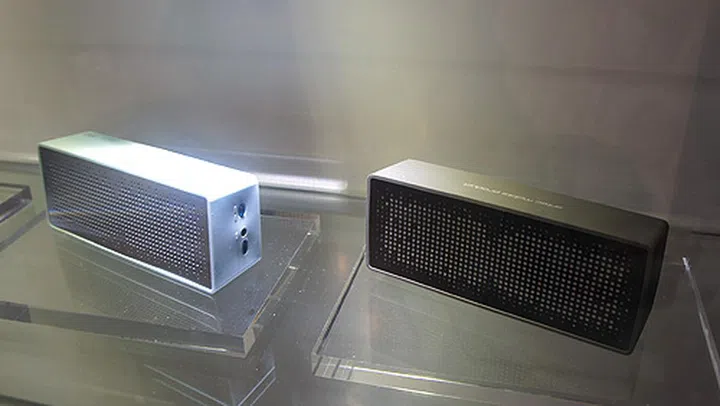 The Antec "mix" is a portable Bluetooth speaker system not unlike the Jawbone Jambox.