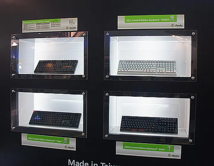 A look at Ducky's past limited edition keyboards.