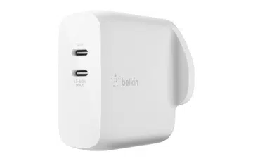 The Boost Charge Dual USB-C PD GaN Wall Charger 63W (Image source: Belkin)