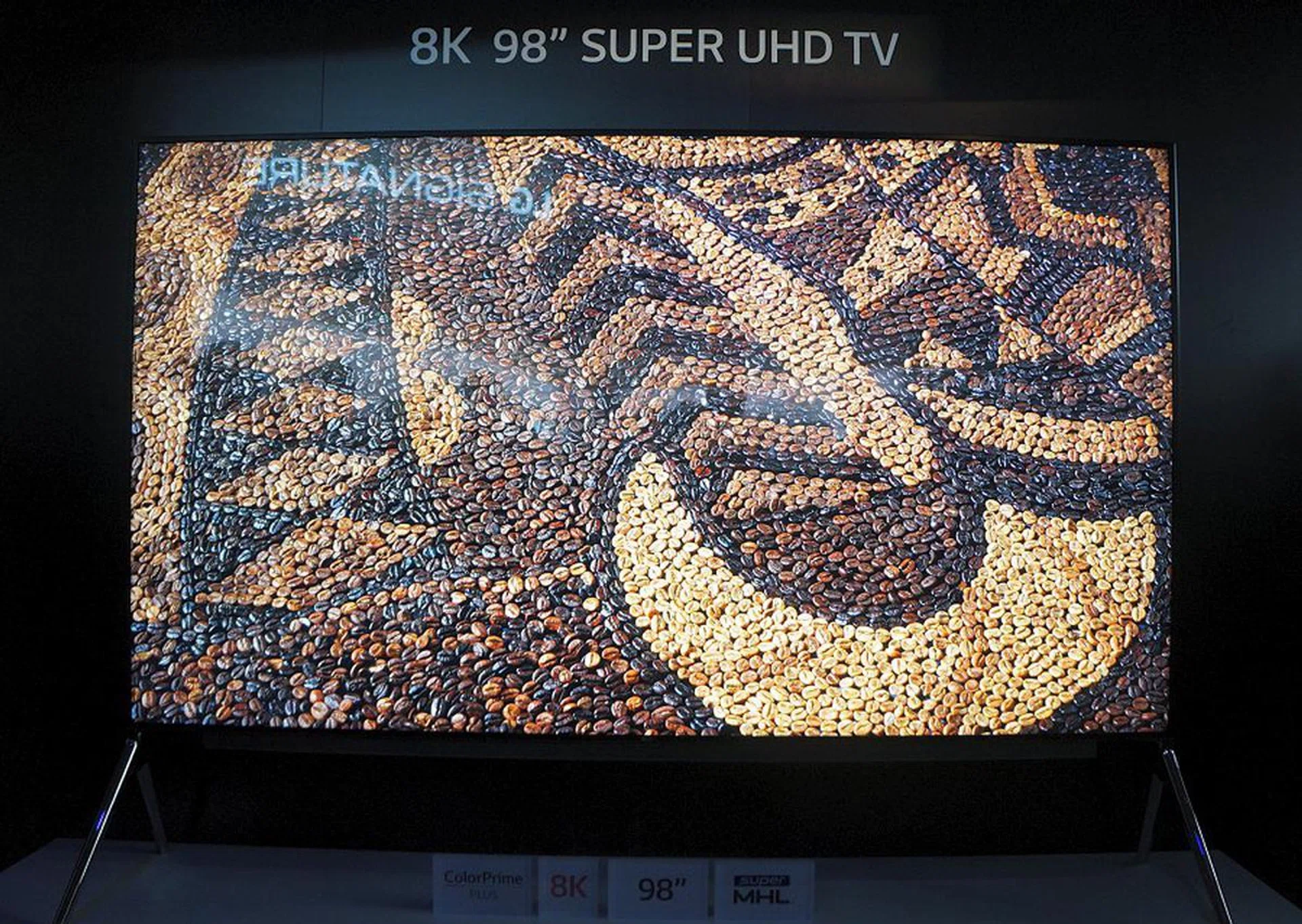 LG’s 98-inch 8K ColorPrime Plus TV has been enhanced from last year and it looks like there may be a possibility of it going into retail late this year.