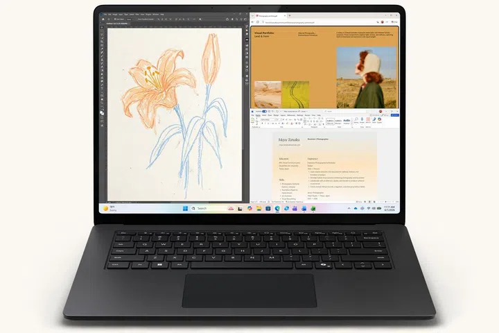 the 15-inch Surface Laptop