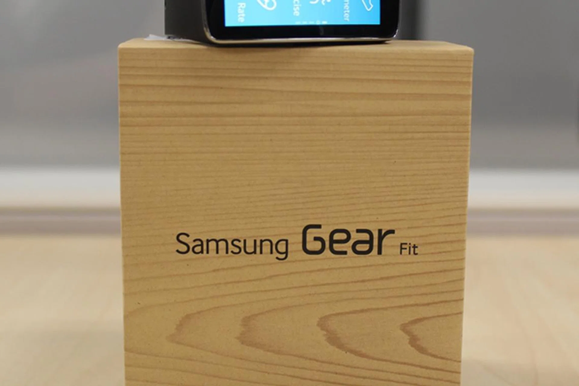 The Gear Fit is one of the three new wearable devices announced by Samsung at Mobile World Congress 2014 in February.
