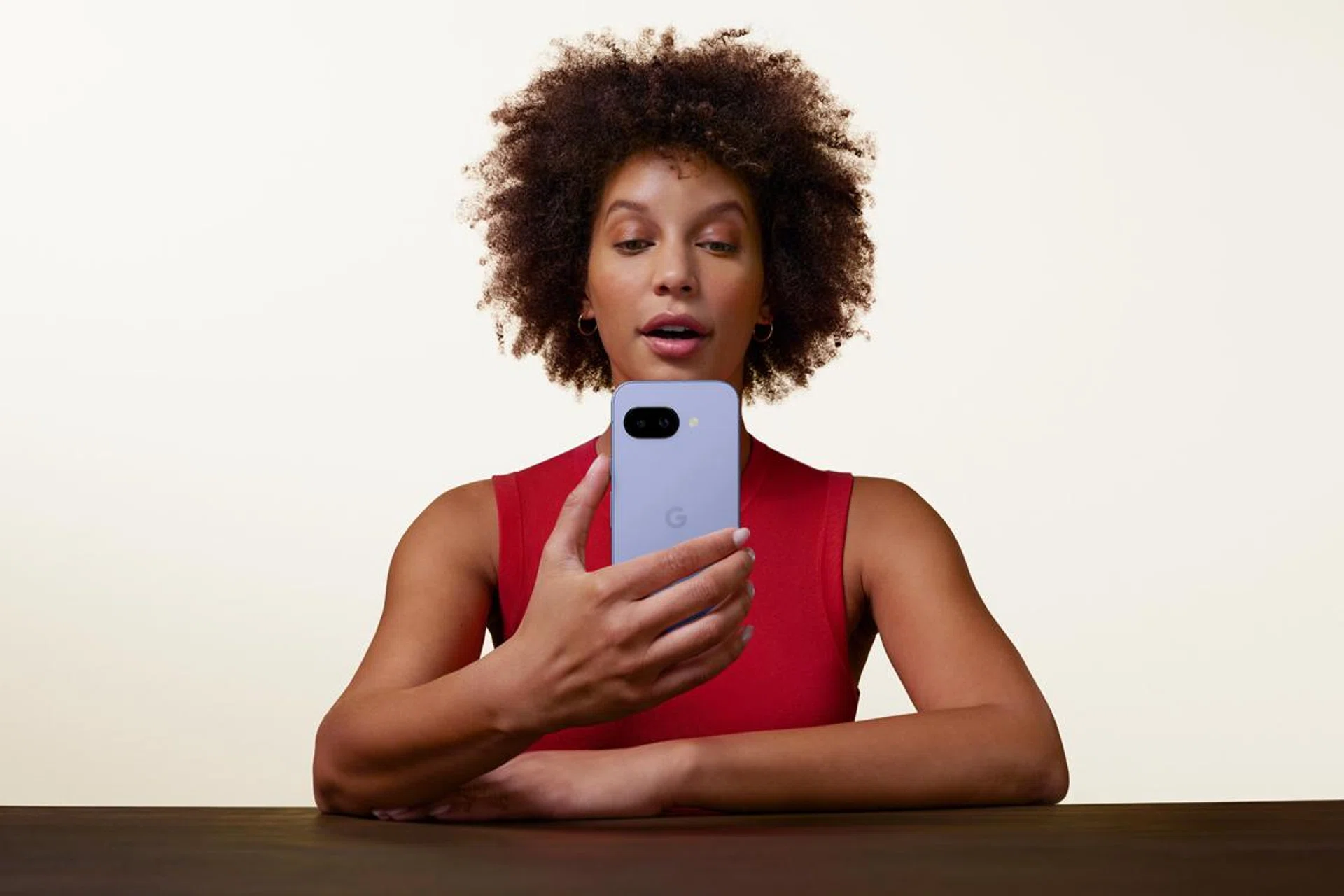 Google Pixel 9a in Iris. Photo: Google.