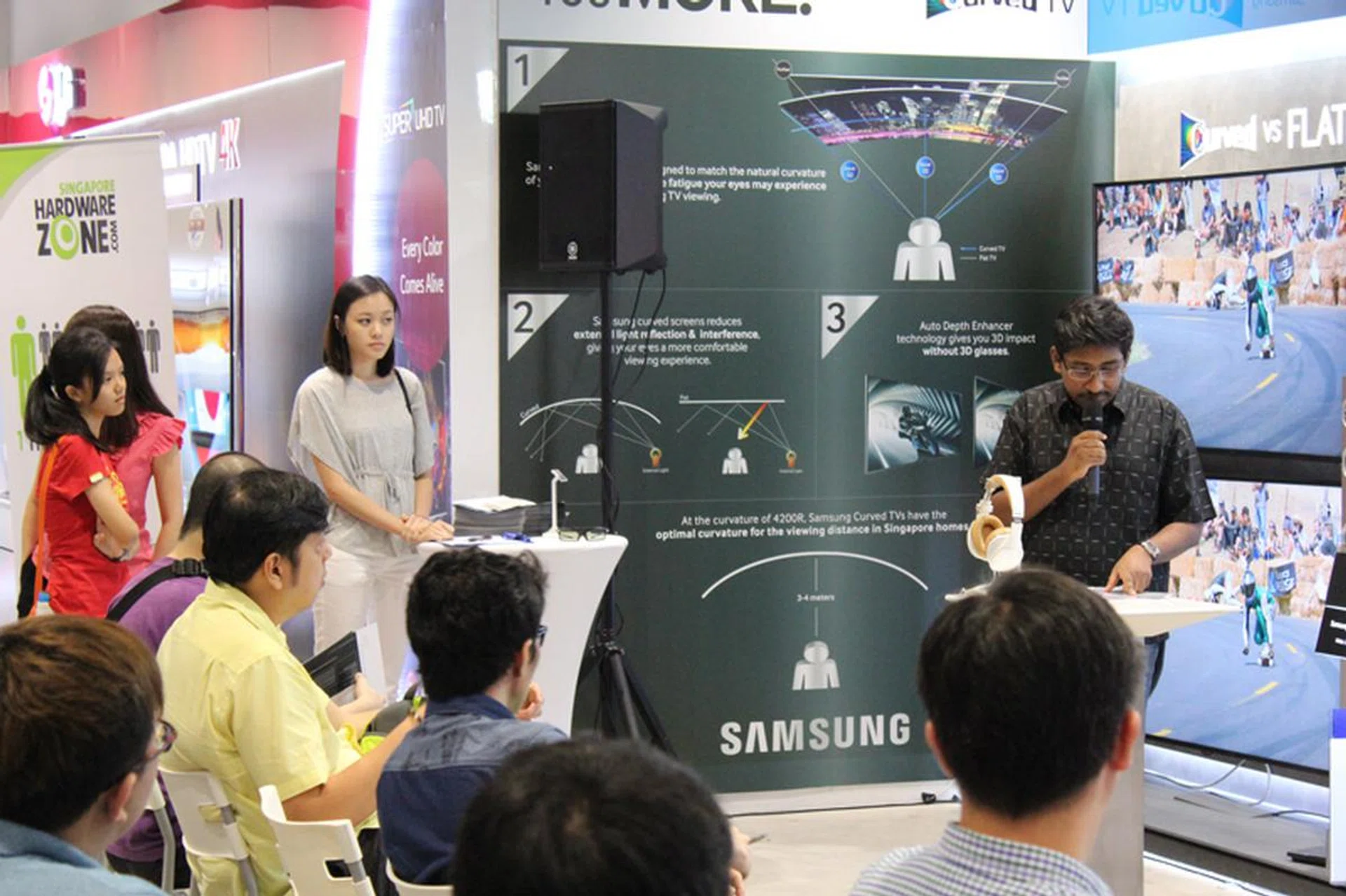 Everybody was focused for the final part of event.