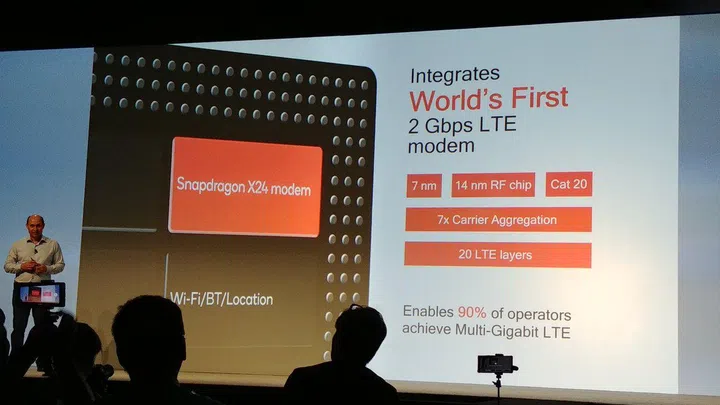 First mobile processor with 2Gbps LTE modem! 