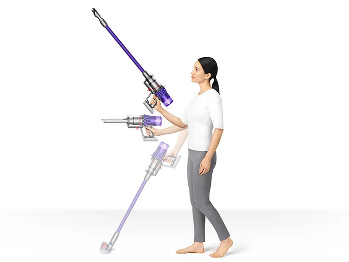 The Dyson Digital Slim is lightweight enough to easily clean all three dimensions of your void... I mean, home. (Image: Dyson)