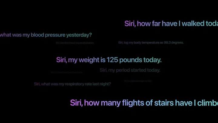 Some of the things you can ask Siri about your Health on the Watch Series 9.