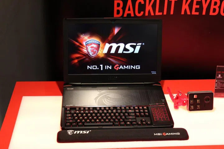 The MSI GT80 Titan in all its glory.