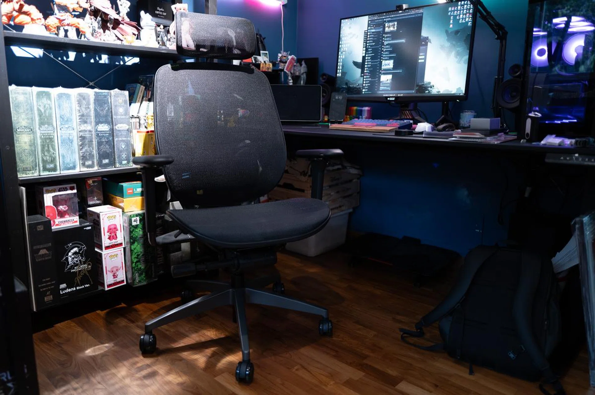 The Fujin Pro strikes a rare balance where it's as much at home in a sleek, professional office as it is in a vibrant gaming den.