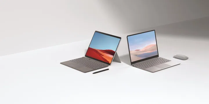 The Microsoft Surface series (Image source: COURTS).