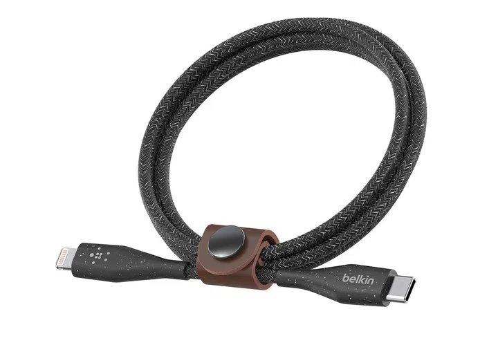 Belkin's Boost Charge USB-C to Lightning cable. <br> Image source: Belkin