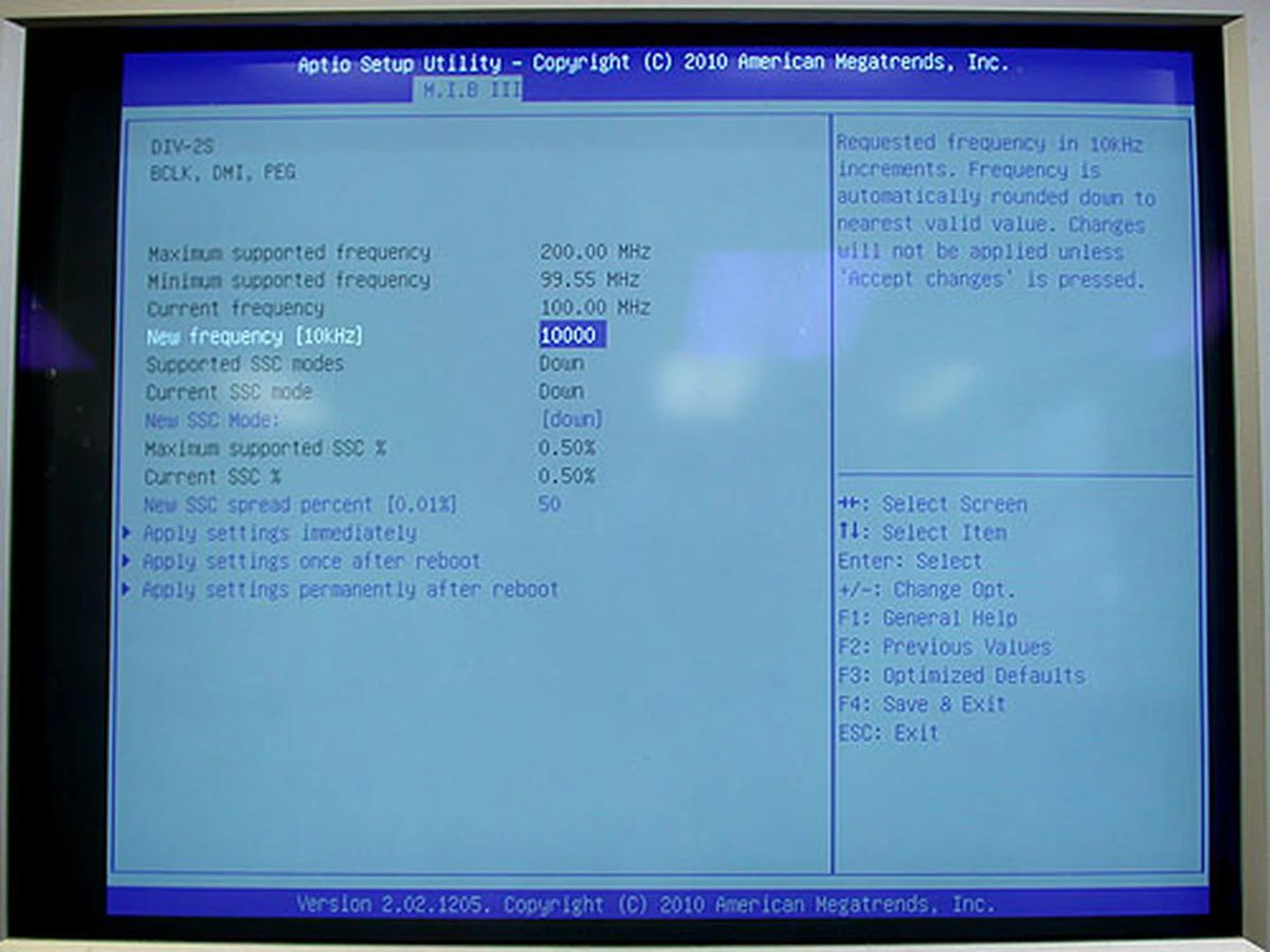 Almost everyone has an EFI BIOS nowadays and ECS too is joining the bandwagon. Note that the frequency is in KHz steps instead of MHz, hence the 10000 figure. This new interface looked cleaner and was responsive. 