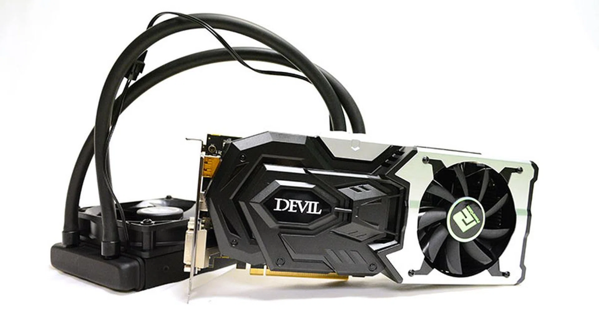 Thanks to its hybrid cooler, the card's cooling performance is a huge cut above the rest of the crowd.