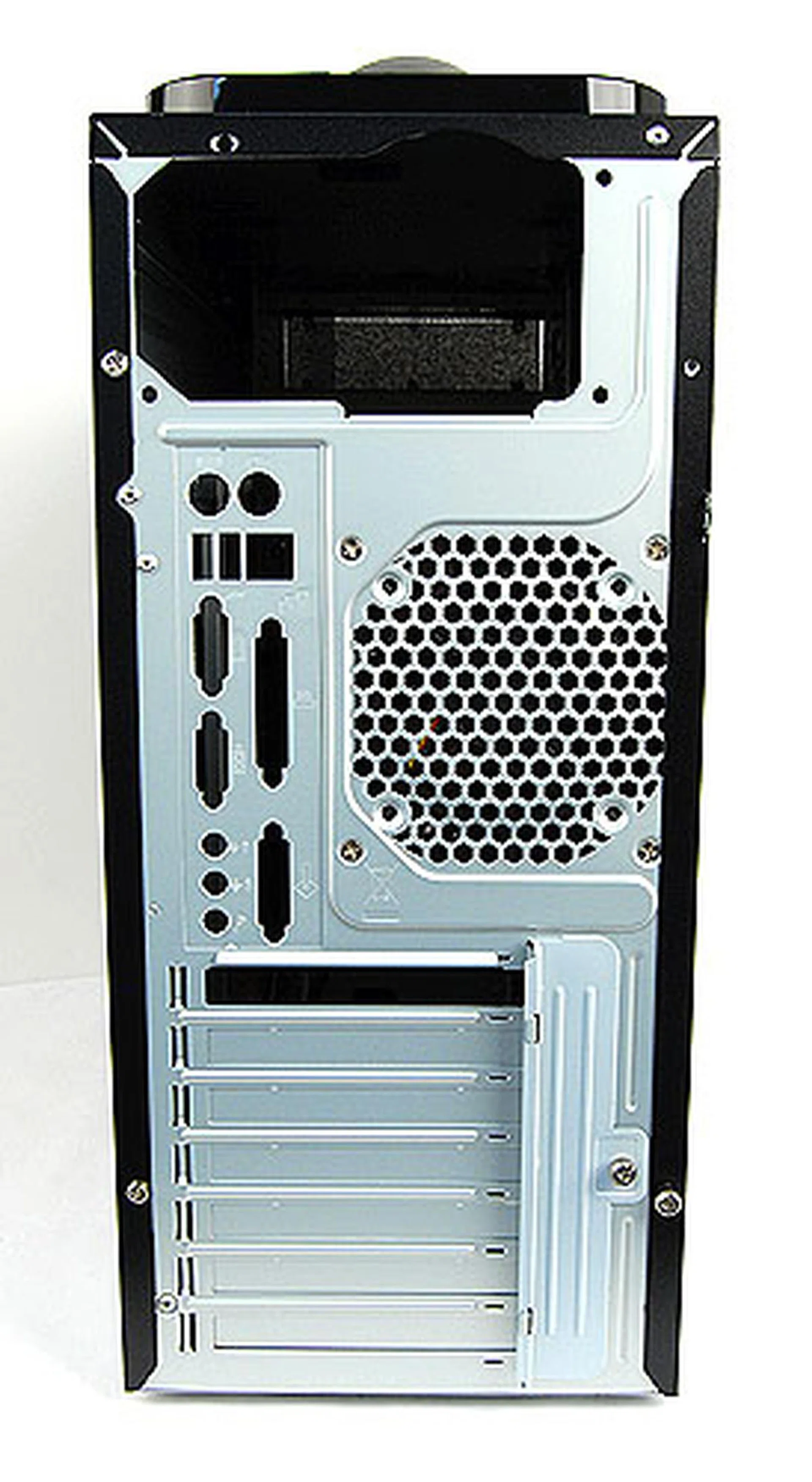 The oddball of the lot, the Thermaltake WingRS 301 is the only casing with the PSU bay located at the top.