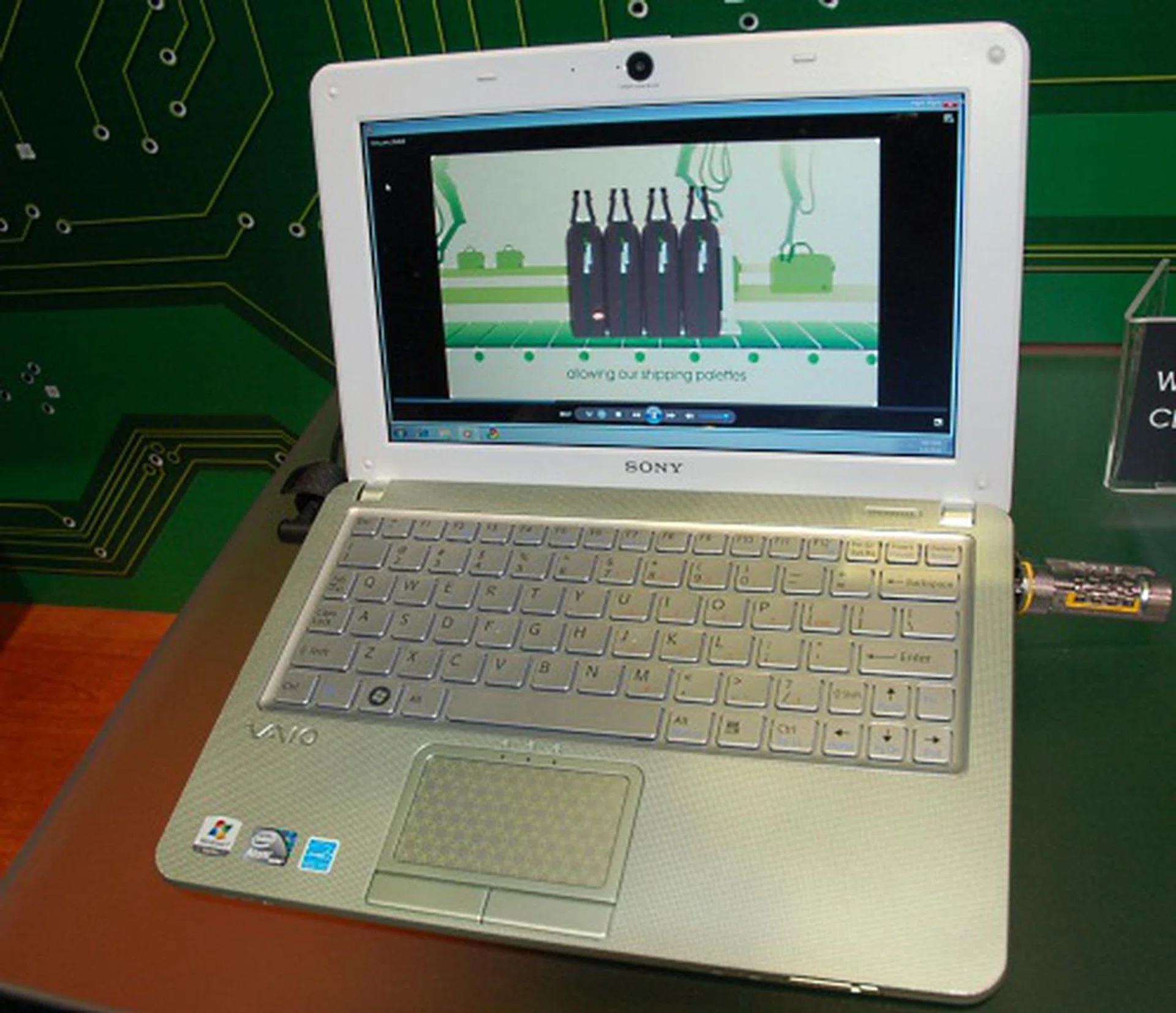 Sony's VAIO W series eco-friendly mini notebook is notable not for its specifications, which are typical Intel Atom Pinetrail. What it has is a chassis which is made from recycled plastic. Pre-orders are available now at Sony's website starting from US$480.