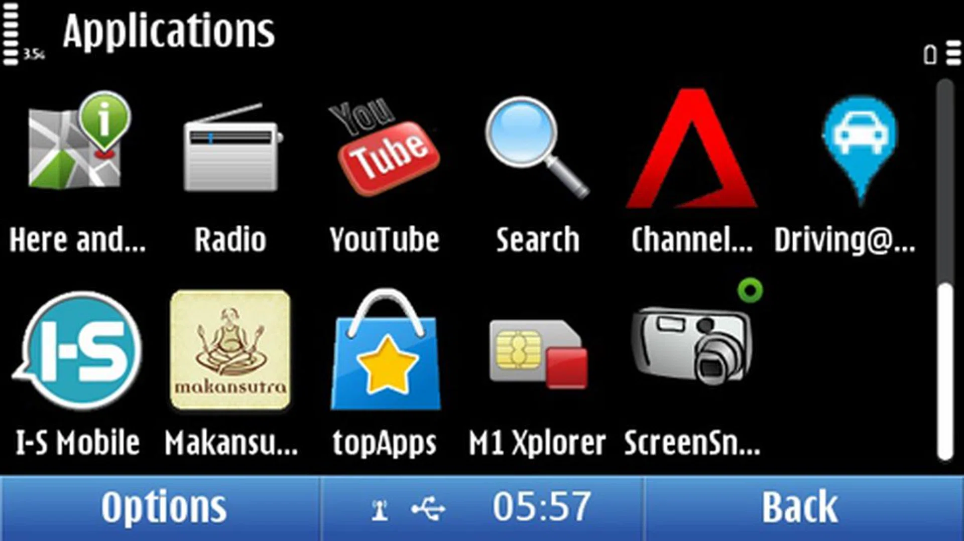 Specific local apps, such as Makansutra, are pre-loaded within the N8.
